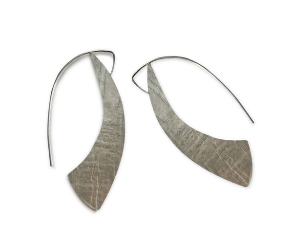 Sterling Silver Silhouette Hoop Earrings